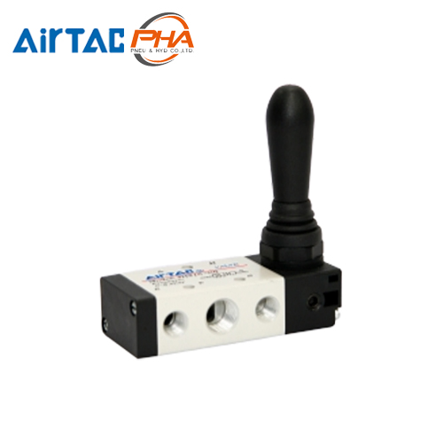AirTAC - แมคคานิควาล์ว Mechanical Valve แบบวาล์วมือโยก 4H Series