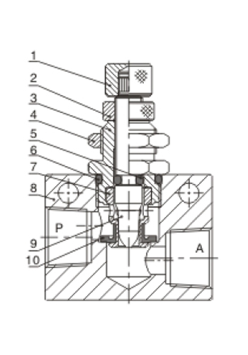 Inner AirTAC - วาล์วควบคุมอัตราการไหล ของก้อนกระบอกลม ASC Series
