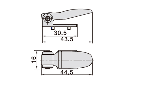 Dimensions AirTAC Mechanical Valve S3 series