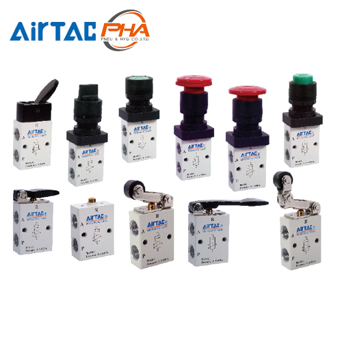 AirTAC - แมคคานิควาล์ว Mechanical Valve วาล์วควบคุมแบบต่างๆ S3 Series