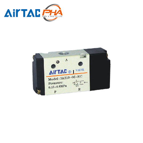 AirTAC - วาล์วควบคุมทิศทางการไหลด้วยแรงลม ชนิด 3/2 ทาง รุ่น 3A (3A Series)