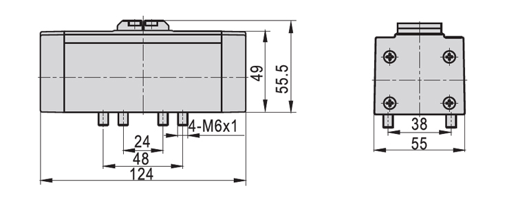 Dimensions EAV ISO Standard Series
