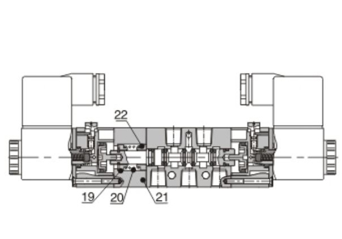 Inner structure AirTAC - Solenoid Valve 4V series