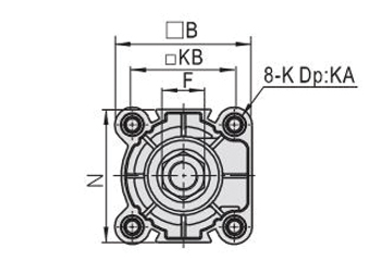 AirTAC SAU  series dimensions