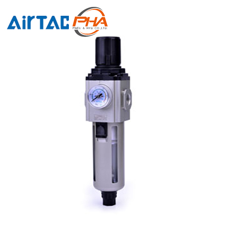 AirTAC - FR ตัวกรองลมดักน้ำและตัวปรับแรงลม รุ่น GAFR Series